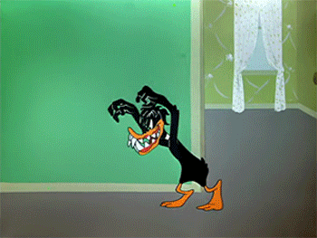 Daffy Duck Funny Horror Picture
