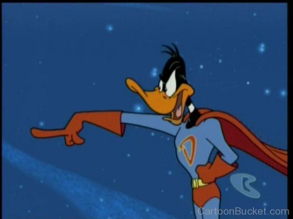 Daffy Duck In Super Man Look