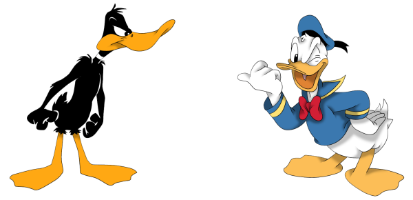 Daffy Duck Vs Donald Duck