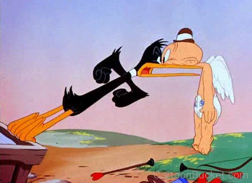 Daffy Duck Vs Stupid Cupid