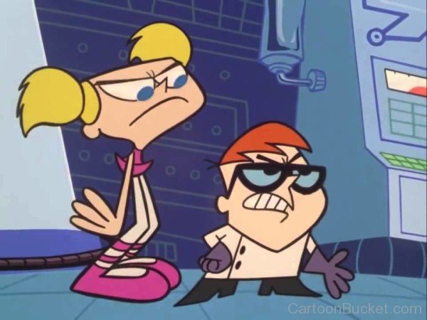 Dexter And Dee Dee Looks Angry