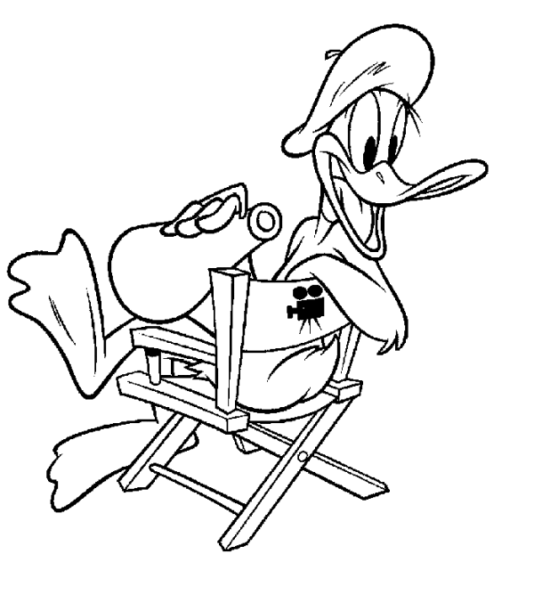 Excited Daffy Duck Look Sketch