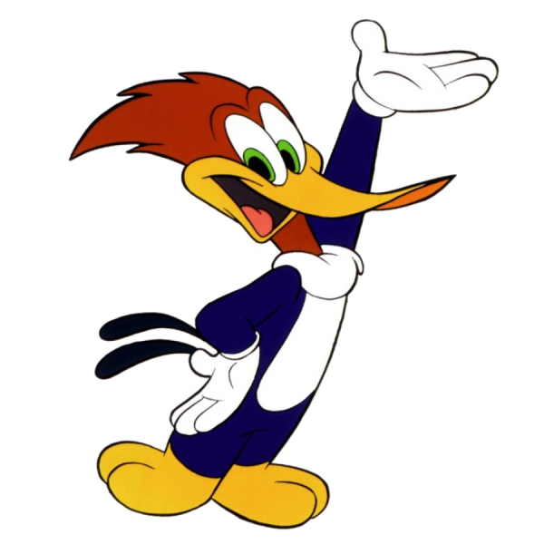 Excited Woody Woodpecker