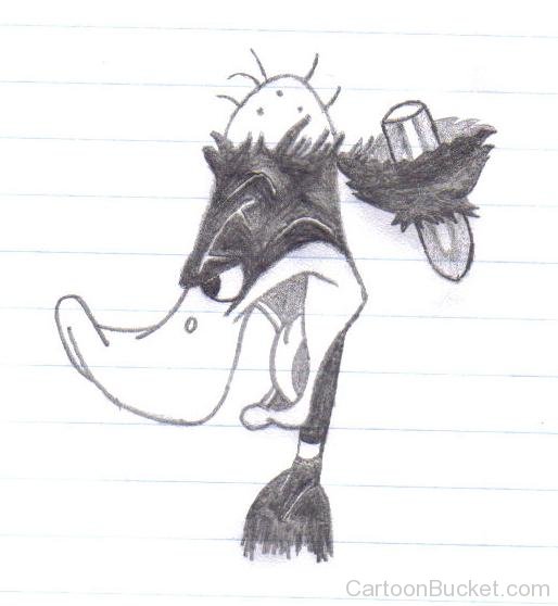 Funny Daffy Duck Sketch