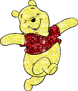 Glittering Pooh Bear 