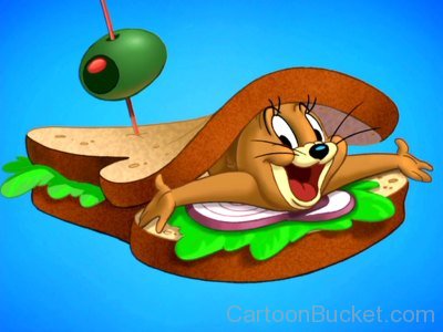 Image Of Jerry In Bread
