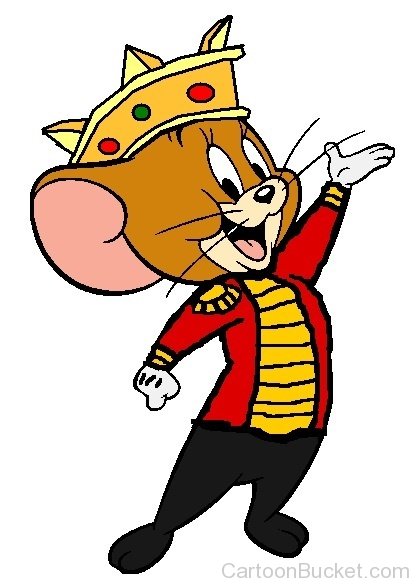 Image Of Jerry Wearing A Crown