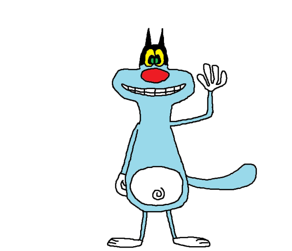 Oggy Smiling Picture