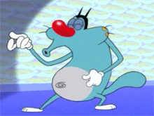 Oggy Whistling And Dancing