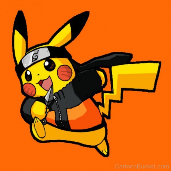 Pikachu In Ninja Style