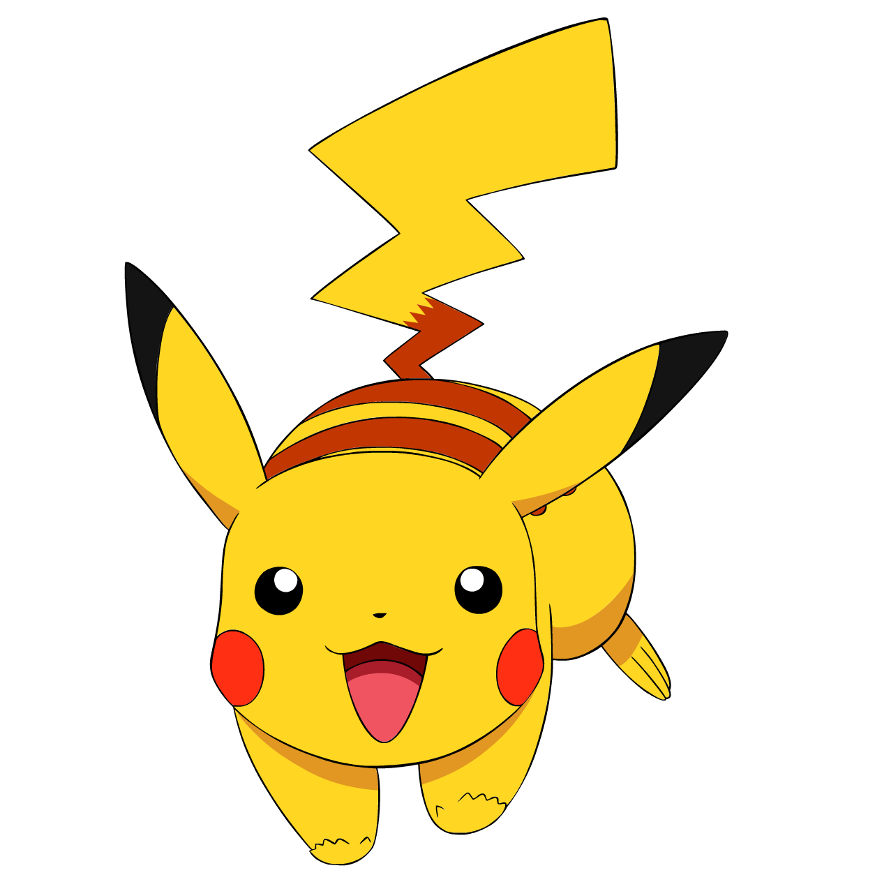 Pikachu Running Picture.