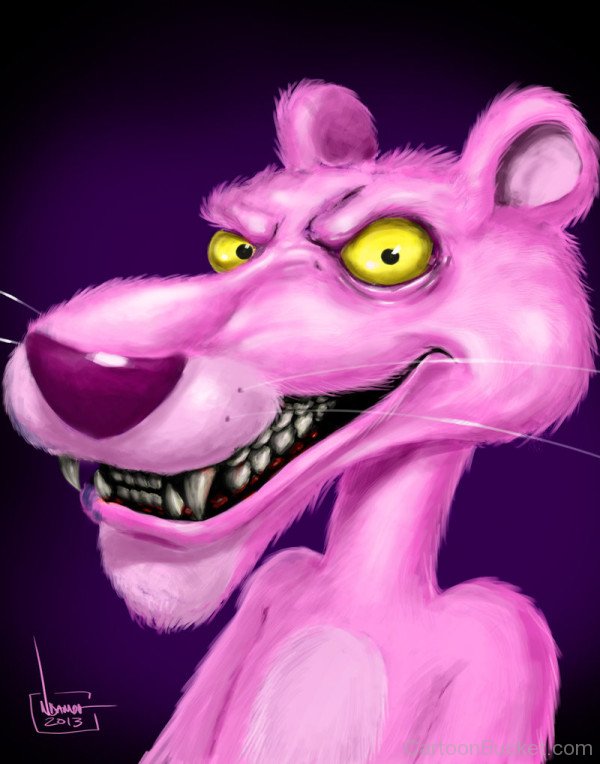 Pink Panther Looking Dangerous