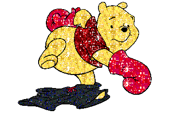 Pooh With Boxing Glubes