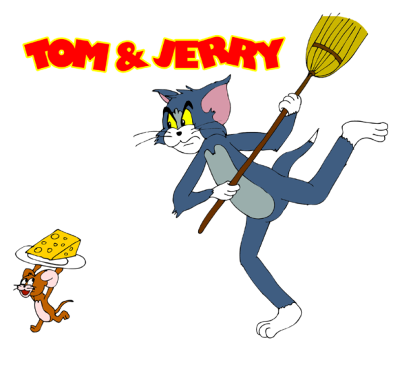 Running Image Of Jerry And Tom