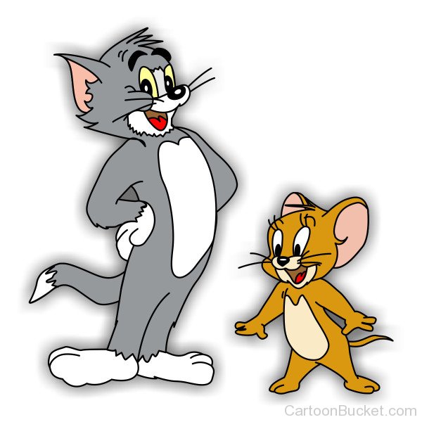 Standing Image Of Tom And Jerry