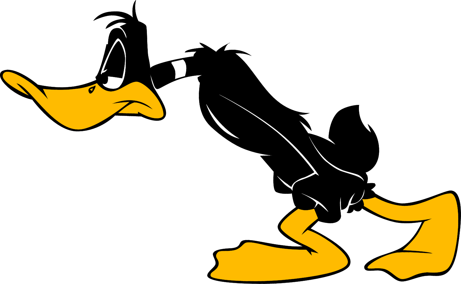 Tired Daffy Duck.