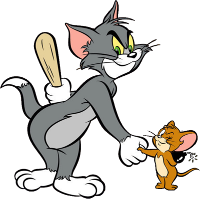 Tom And Jerry Playing Trick With Each Other