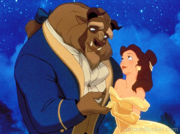 Adorable Princess Belle With Beast