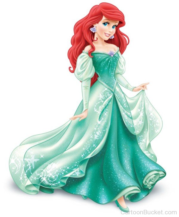 Ariel In Beautiful Dress