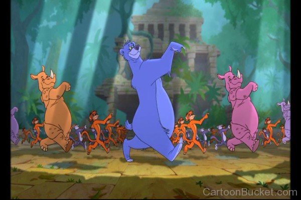 Baloo Dancing With Friends