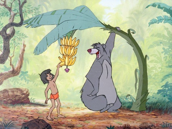 Baloo Holding Banana Tree