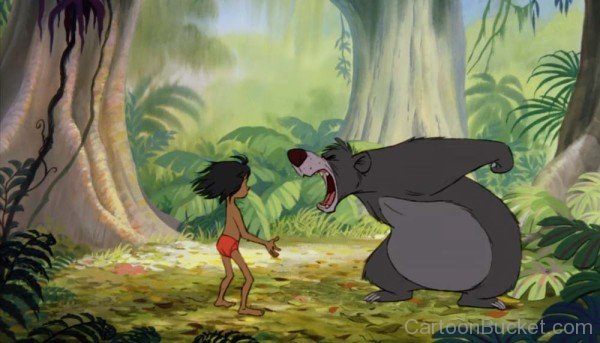 Baloo Shouting At Mowgli