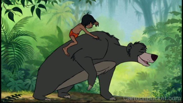 Baloo With Mowgli