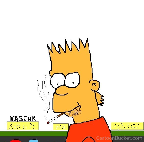 Bart With Cigarette