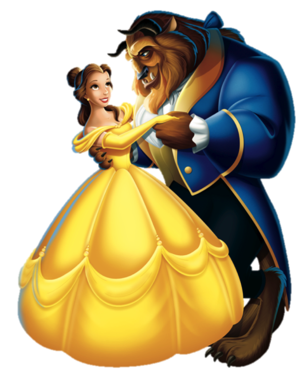 Beautiful Princess Belle With Beast