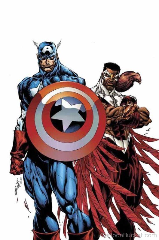 Captain America And Falcon