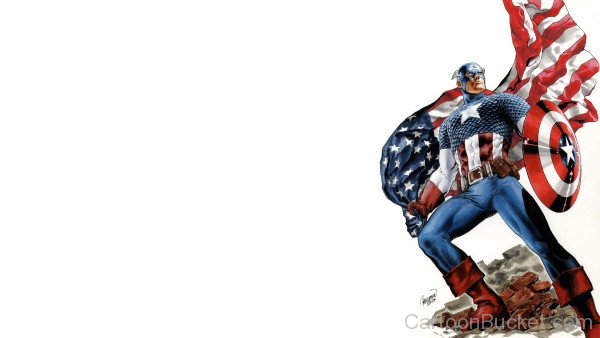 Captain America Giant Comic Image