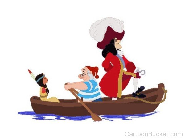 Captain Hook In Boat