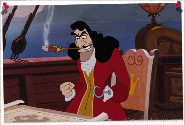 Captain Hook Looking Angry