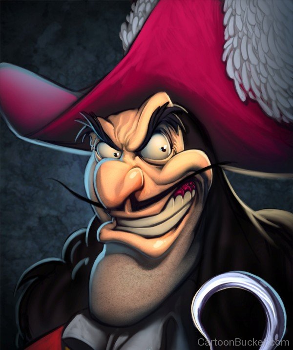 Captain Hook Looking Scary
