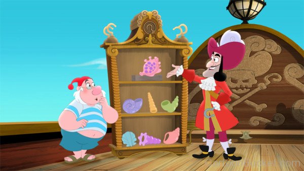 Captain Hook Talking With Mr Smee