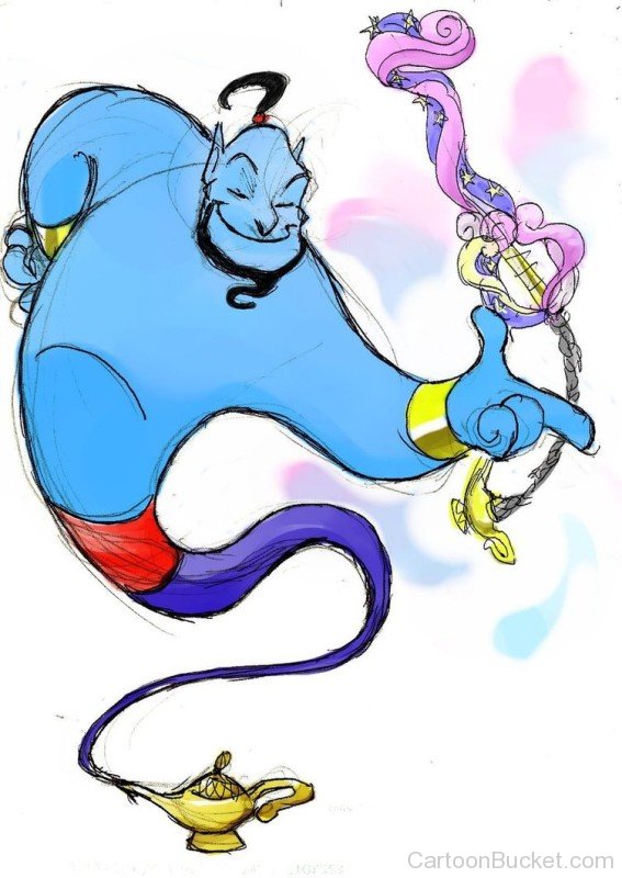 Drawing Of Genie