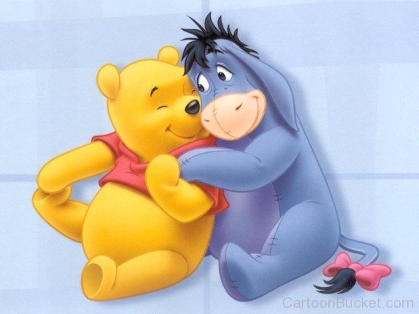 Eeyore With His Friend Pooh