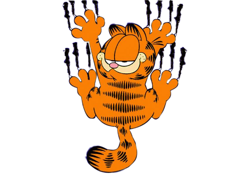 Garfield Scratching