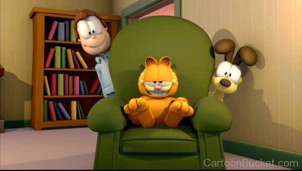 Garfield With Jon And Odie
