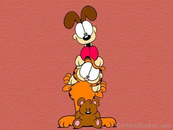 Garfield With Pooky And Odie