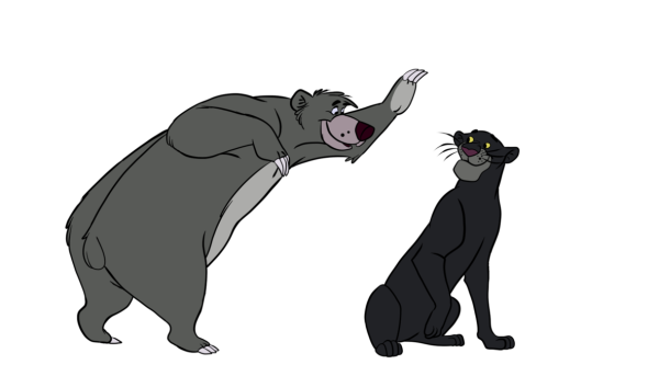 Image Of Baloo And Bagheera