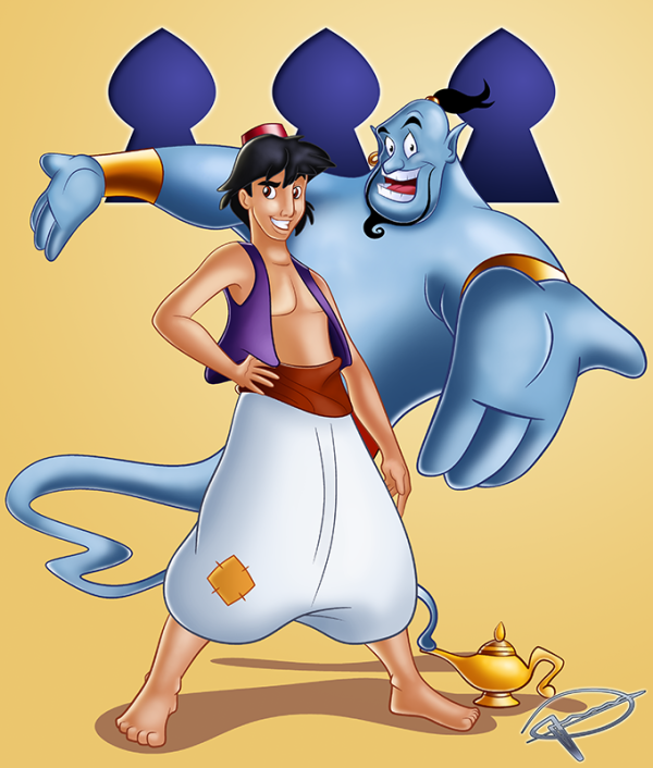 Image Of Genie And Aladdin