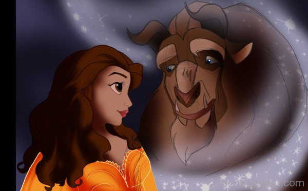 Lovely Princess Belle And Beast