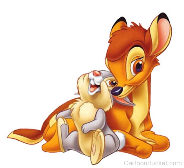 Loving Friends Bambi And Thumper