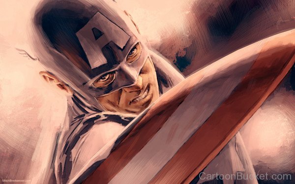 Painting Of Captain America