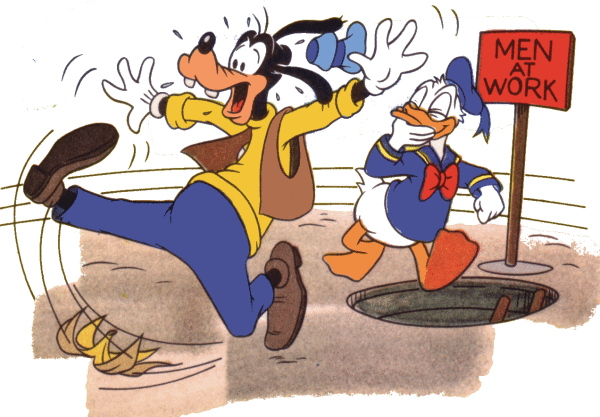 Photo Of Goofy And Donald Duck