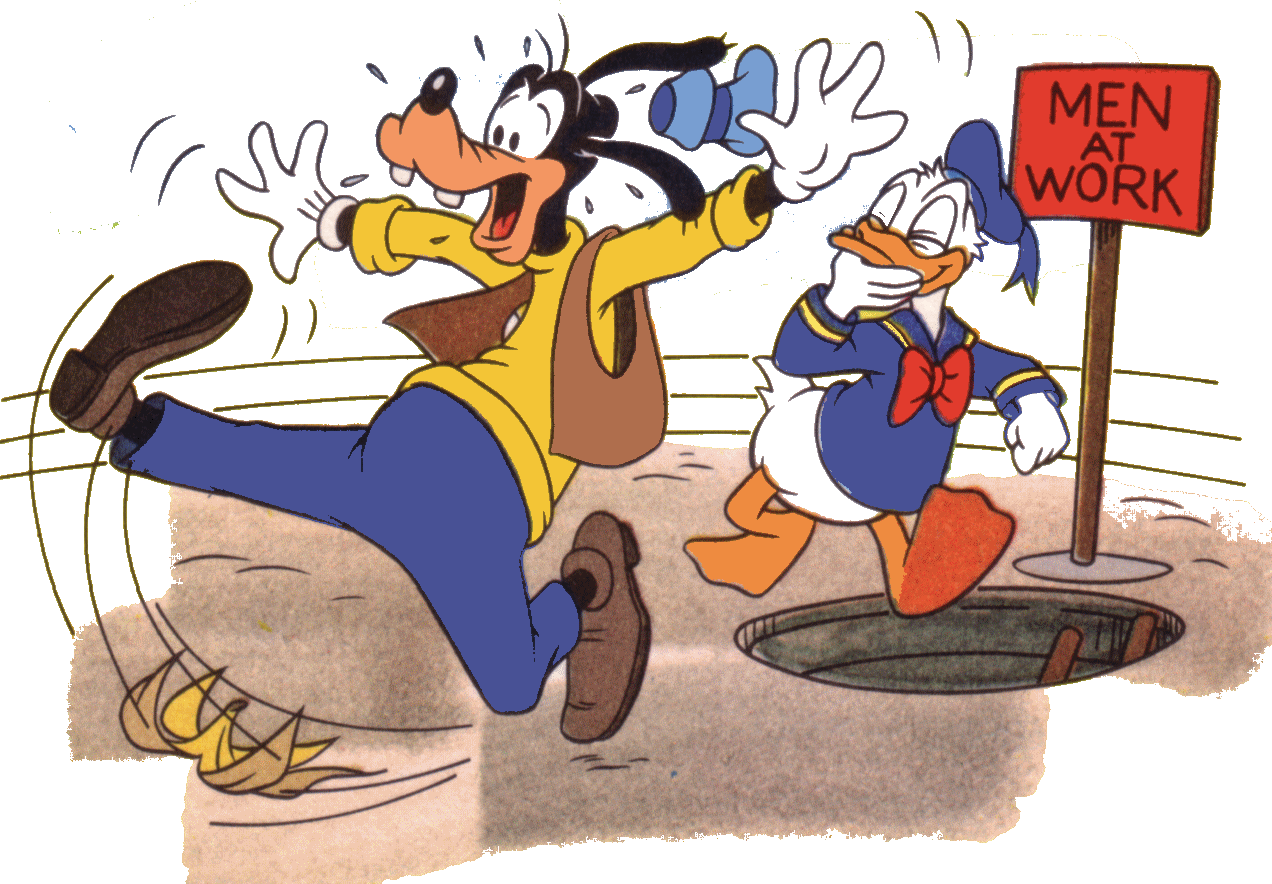 Photo Of Goofy And Donald Duck.