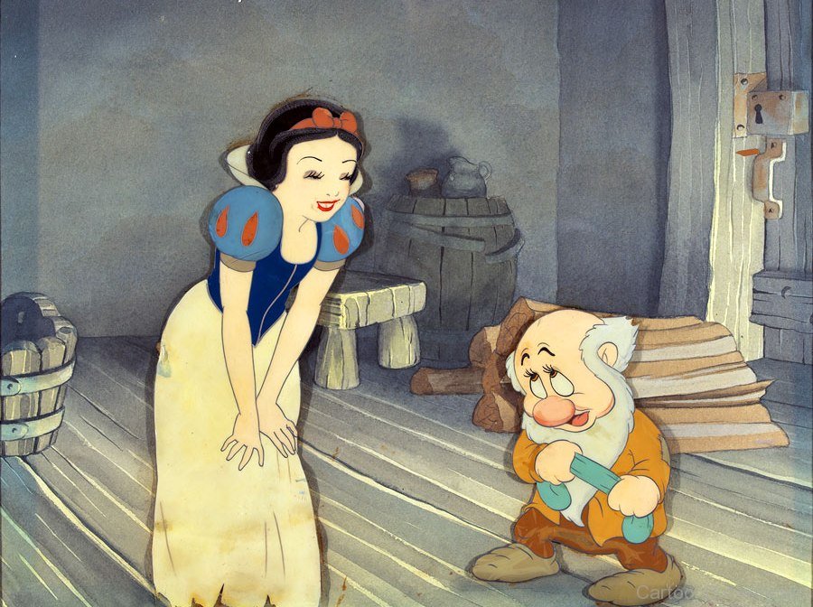 Picture Of Bashful And Snow White.