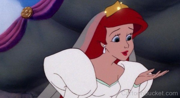 Princess Ariel In Bride Dress