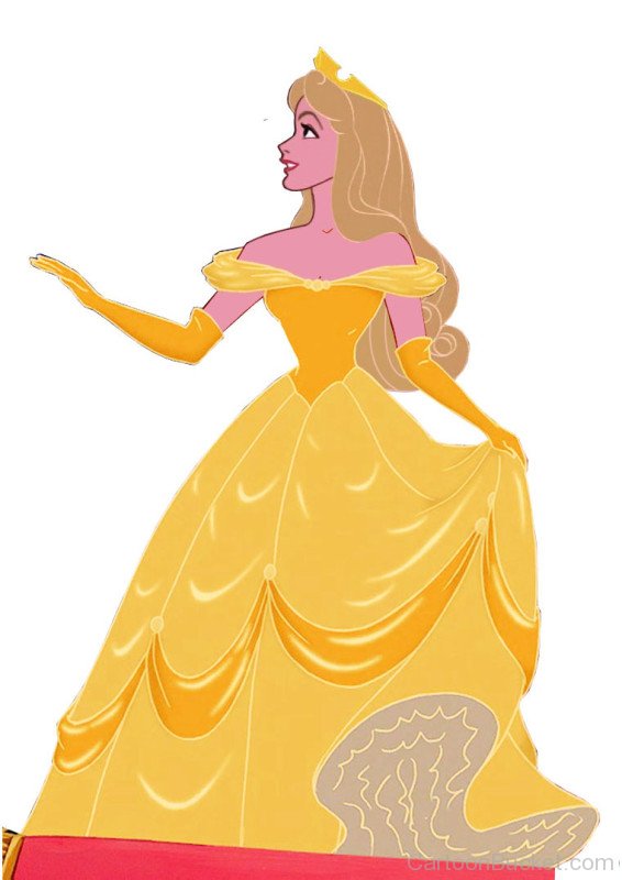 Princess Aurora In Charming Yellow Dress